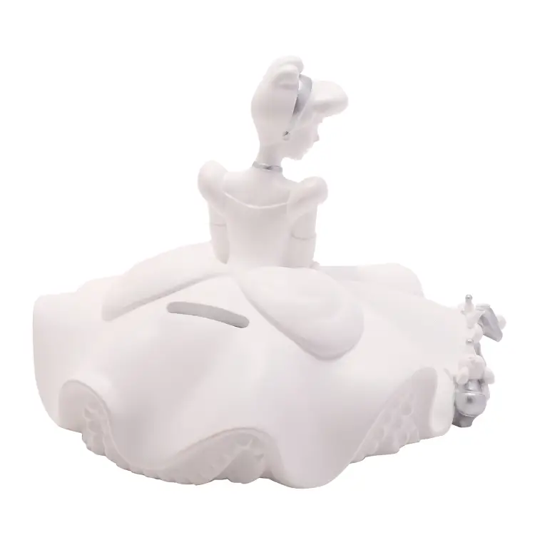 DISNEY - 'White&Silver' - Kopciuszek - Skarbonka - 14cm