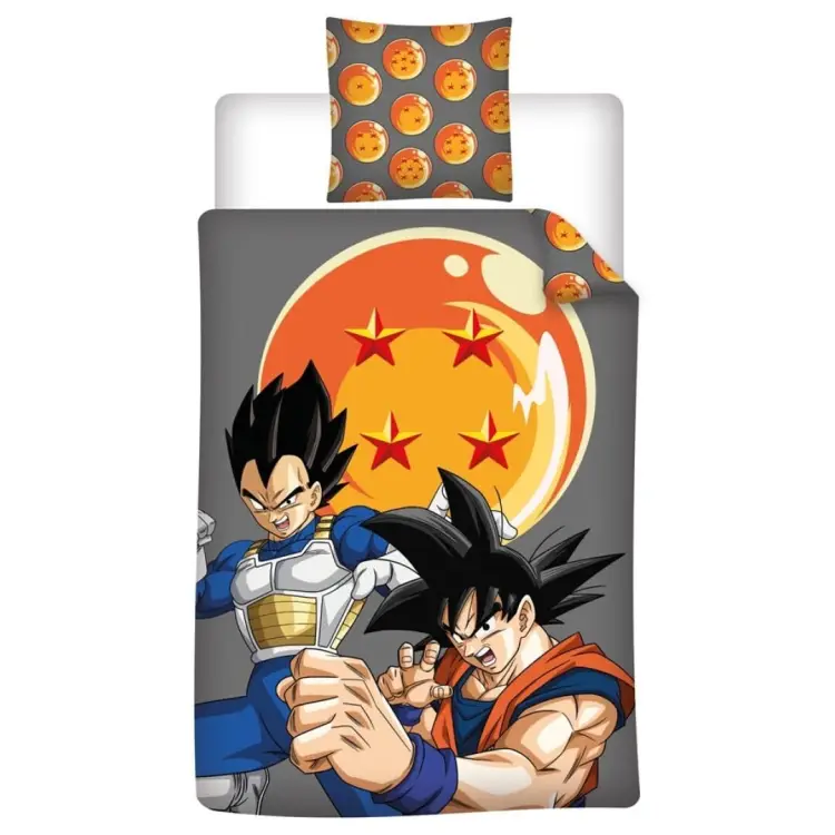 DRAGON BALL Z - Goku & Vegeta - Poszwa na kołdrę 140x200cm + 65x65cm
