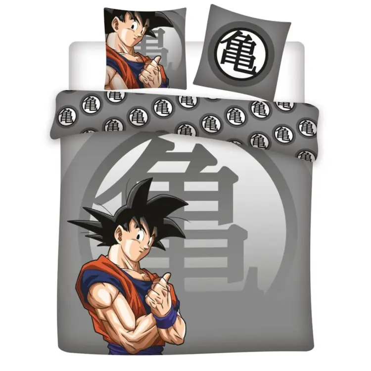 DRAGON BALL Z - Poszwa na kołdrę 240x220cm + 2x65x65cm - Goku