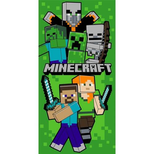 MINECRAFT - Ręcznik plażowy 70x140cm
