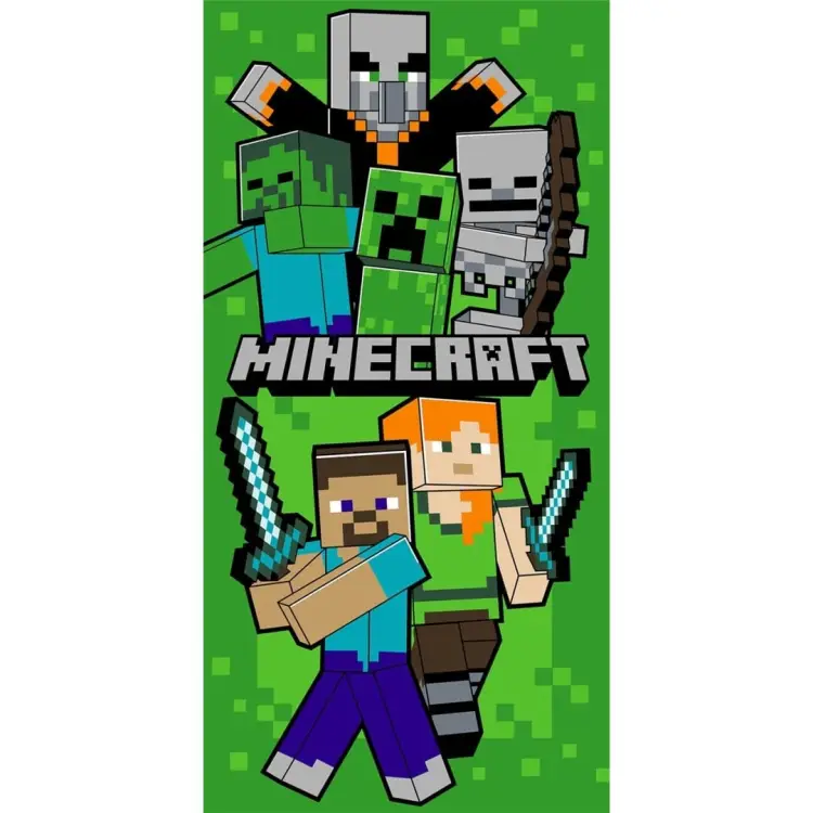 MINECRAFT - Ręcznik plażowy 70x140cm