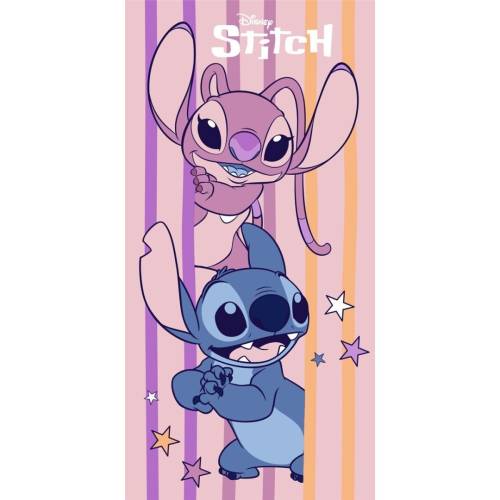 LILO & STITCH - Stitch & Angel - Ręcznik plażowy 70x140cm