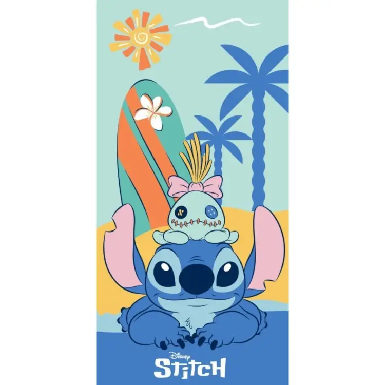 LILO & STITCH - Stitch & Scrump - Ręcznik plażowy 70x140cm