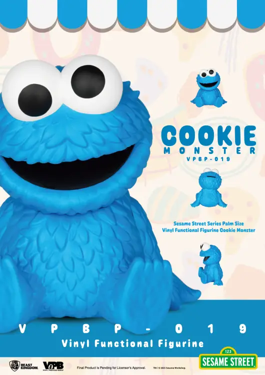 SESAME STREET - Ciasteczkowy Potwór - Bank wielkości dłoni 11,8 cm