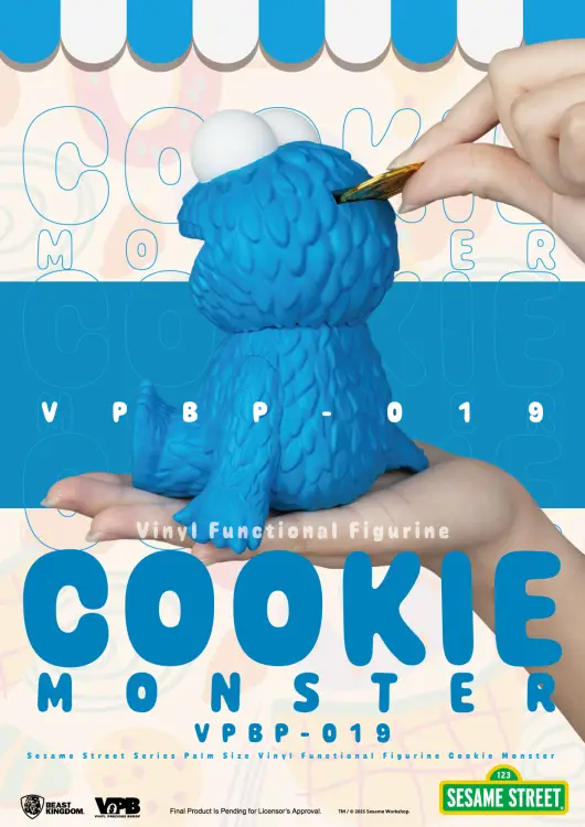 SESAME STREET - Ciasteczkowy Potwór - Bank wielkości dłoni 11,8 cm