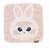 MOFUSAND - Kitten-Nyan Rabbit - Mini ręcznik 25x25cm