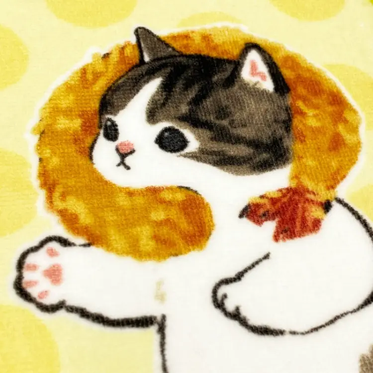 MOFUSAND - Kitten-Nyan Shrimp - Mini ręcznik 25x25cm