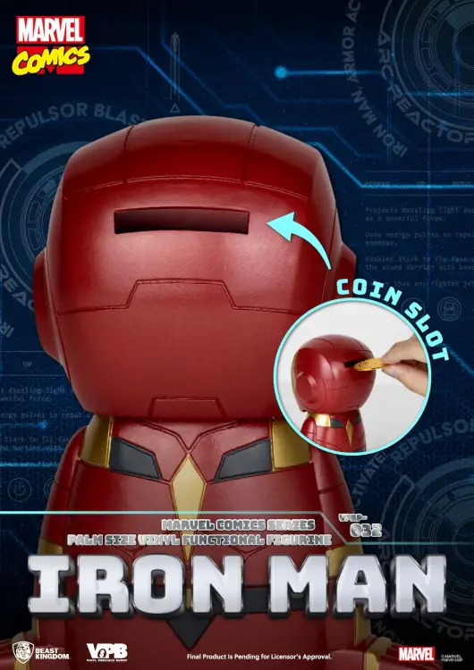 MARVEL - Iron Man - Bankowa figurka winylowa 12 cm