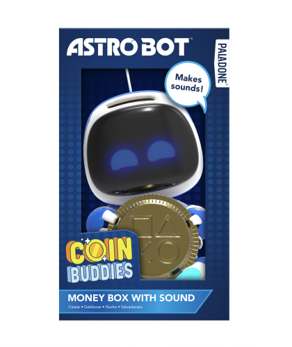 ASTRO BOT - Skarbonka w kształcie monety z dźwiękiem "Coin Buddies