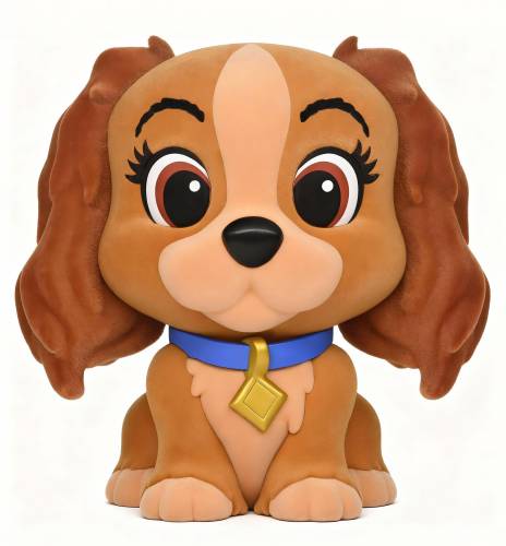 DISNEY DOGS - Lady - Bank figurkowy flokowany