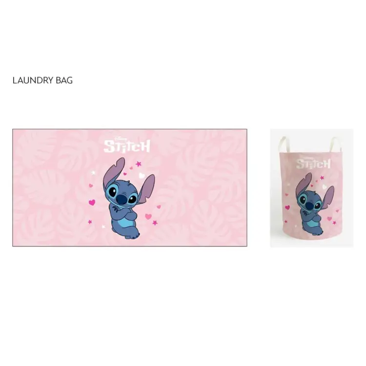 LILO & STITCH - Stitch "Heart" - Worek na pranie 50x32cm