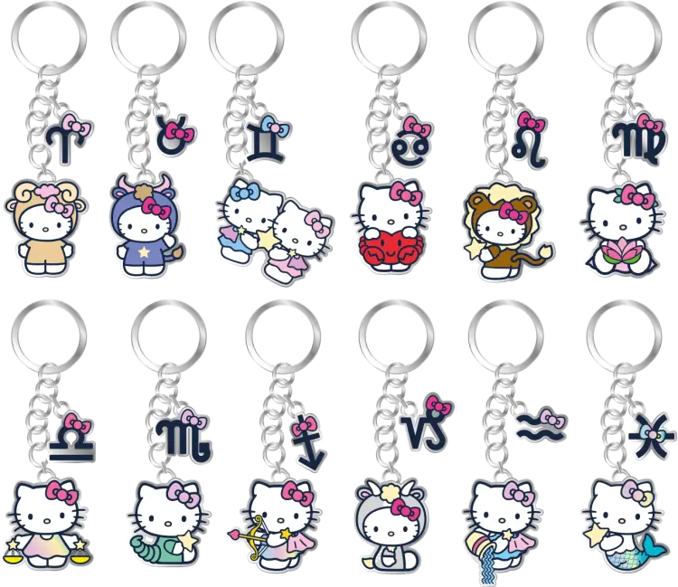 HELLO KITTY - brelok do kluczy (display 12 szt.)