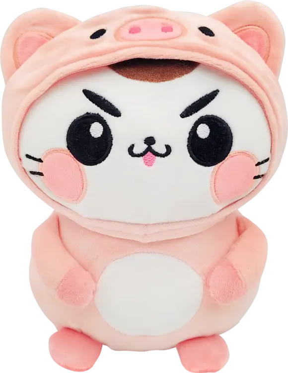 FUNNY CATS - Świnia - pluszowa 21 cm