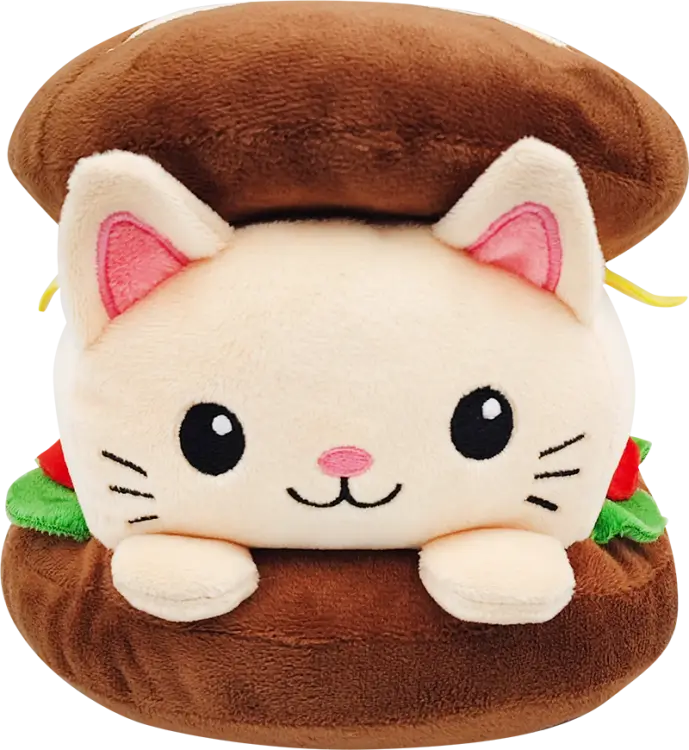 PLUSH WORLD - Koty Kasztanowy chleb - Pluszowy 23cm