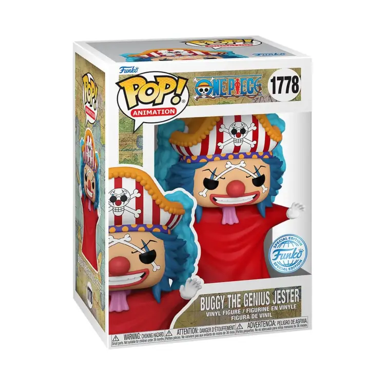 Funko Pop! One Piece - Buggy the Genius Jester #1778 (Exclusive)
