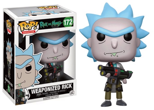 RICK & MORTY - POP N° 172 - Uzbrojony Rick z pościgiem
