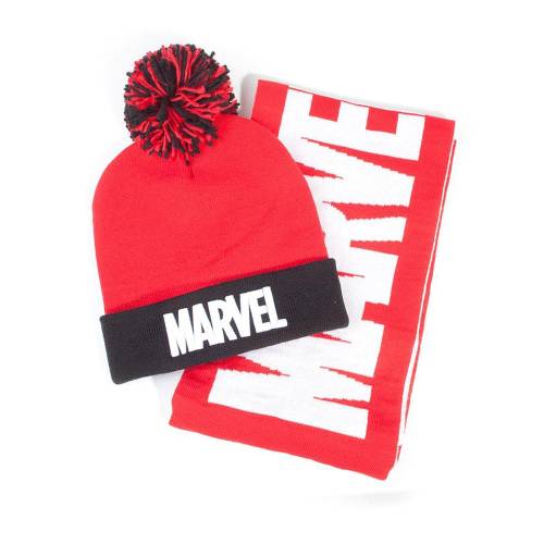 MARVEL - Czapka i szalik