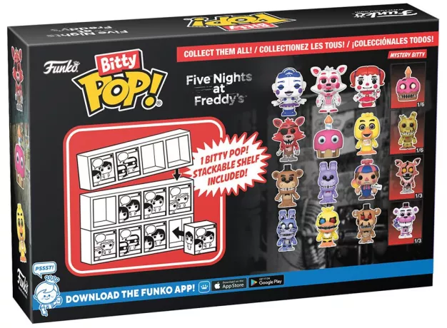 FIVE NIGHTS AT FREDDY'S - Bitty Pop 4 Pack 2.5cm - Ballora