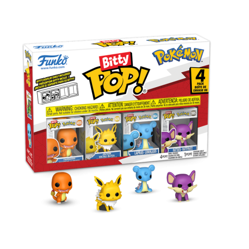 POKEMON - Bitty Pop 4 Pack 2.5cm - Charmander