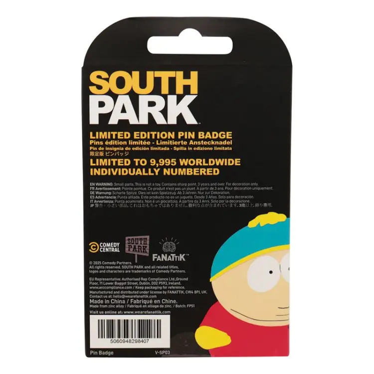 SOUTH PARK - Cartman Police - limitowana edycja przypinek