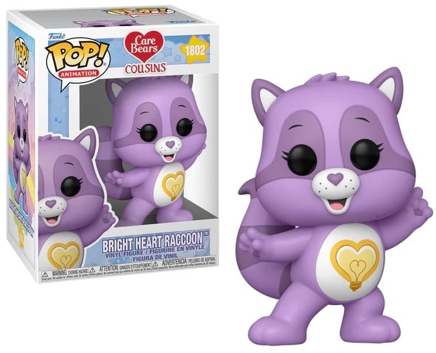 CARE BEAR COUSINS - POP Animation nr 1802 - Bright Heart Raccon