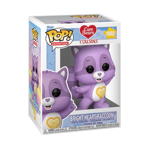 CARE BEAR COUSINS - POP Animation nr 1802 - Bright Heart Raccon