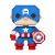 8-BIT - POP Marvel nr 1426 - Kapitan Ameryka