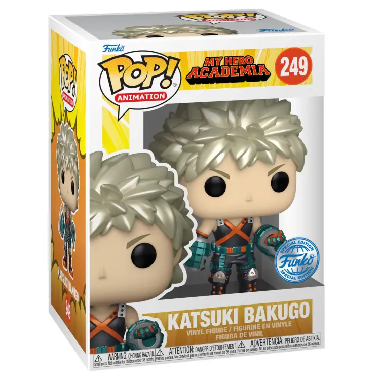 MY HERO ACADEMIA - Booble Head POP N° 249 - Bakugo (MT) + koszulka (L)