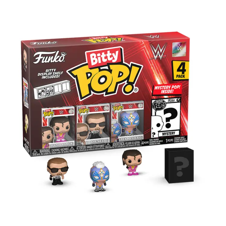 WWE - Bitty Pop 4 Pack 2,5 cm - Razor Ramon
