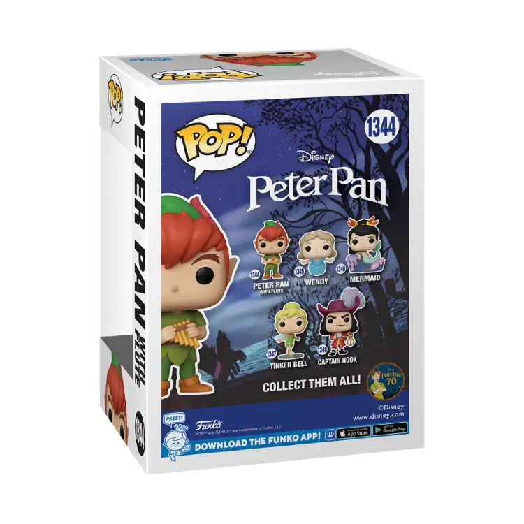 PETER PAN "70TH ANNIVERSARY" - POP N° 1344 - Piotruś z fletem