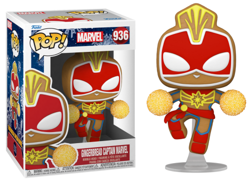 MARVEL - POP N° 936 - Piernikowy Kapitan Marvel
