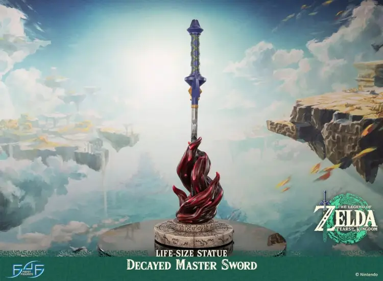 ZELDA TEARS OF THE KINGDOM - Decayed Master Sword - Statua 1/1 71cm