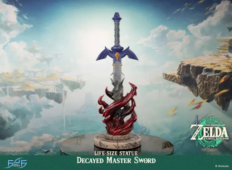 ZELDA TEARS OF THE KINGDOM - Decayed Master Sword - Statua 1/1 71cm