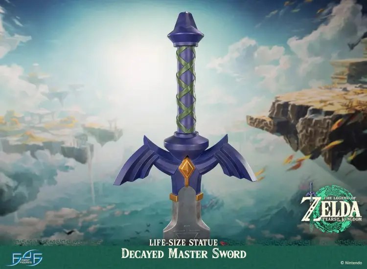 ZELDA TEARS OF THE KINGDOM - Decayed Master Sword - Statua 1/1 71cm