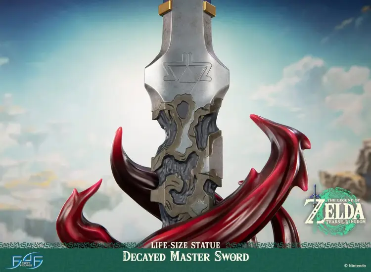 ZELDA TEARS OF THE KINGDOM - Decayed Master Sword - Statua 1/1 71cm
