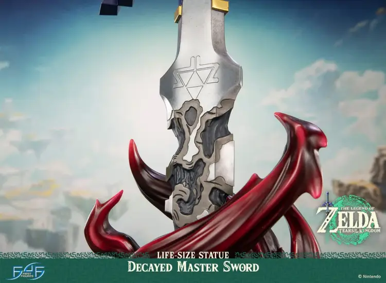 ZELDA TEARS OF THE KINGDOM - Decayed Master Sword - Statua 1/1 71cm