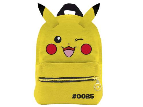POKEMON - Pikachu - Puszysty plecak "30x23x12cm
