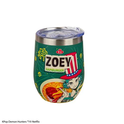 KPOP DEMON HUNTER - Zoey Hamburger - izolowany kubek podróżny 350 ml