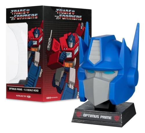 TRANSFORMERS - Optimus Prime - Statuetka mini replika głowy 1/3 19cm