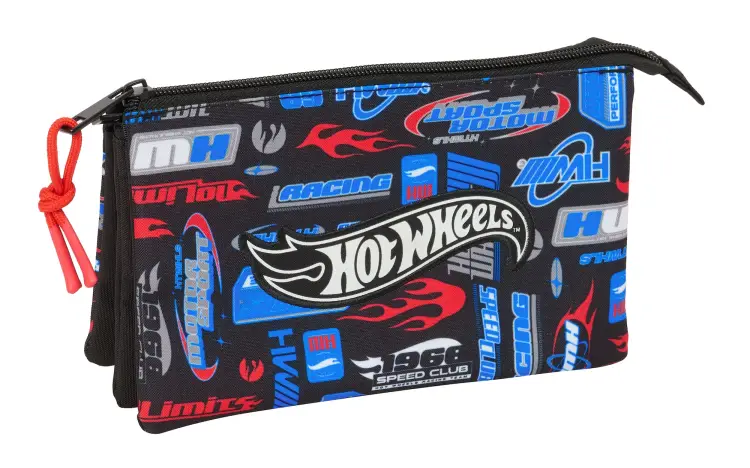 HOT WHEELS - Piórnik potrójny