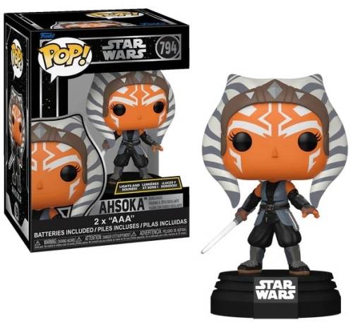 Funko - STAR WARS - POP N° 794 - Ahsoka (Lights & sounds)