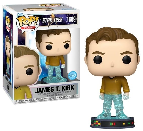 Funko - STAR TREK TRANSPORTER - POP Plus N° 1689 - Kirk (Glitter)