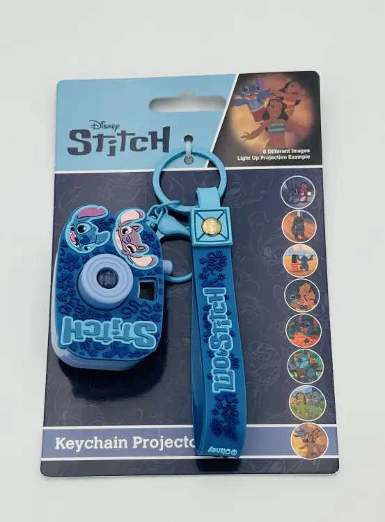 Pyramid - STITCH & ANGEL - Projector Keychain with 8 pictures