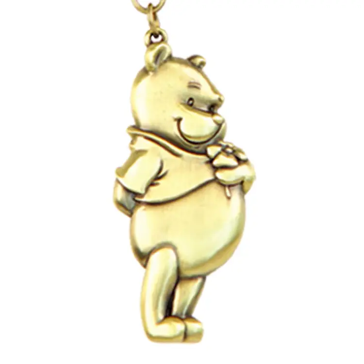 Monogram - WINNIE THE POOH - Winnie - Pewter Keychain