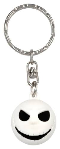 Monogram - NIGHTMARE BEFORE CHRISTMAS - Jack Smiling Icon - Ball Key Ring