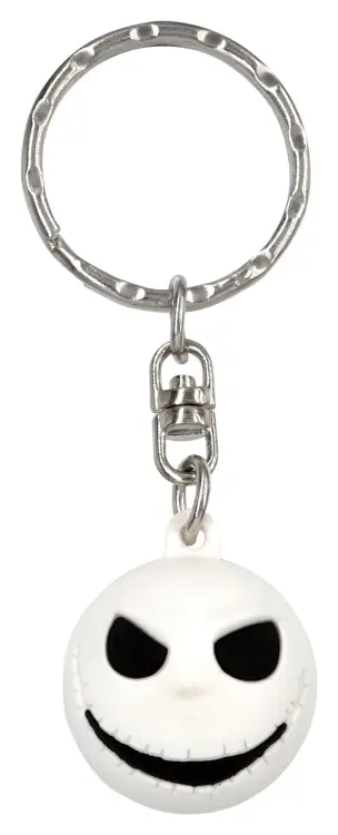 Monogram - NIGHTMARE BEFORE CHRISTMAS - Jack Smiling Icon - Ball Key Ring