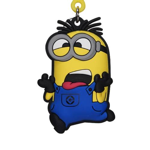 Monogram - MINIONS - Bob - Soft Touch Bagclip Keychain