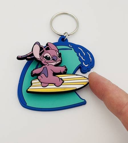 Pyramid - ANGEL - Surf - 'Spinner' 3D Keychain