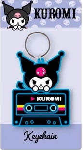 Pyramid - KUROMI - Blue - Rubber Keychain