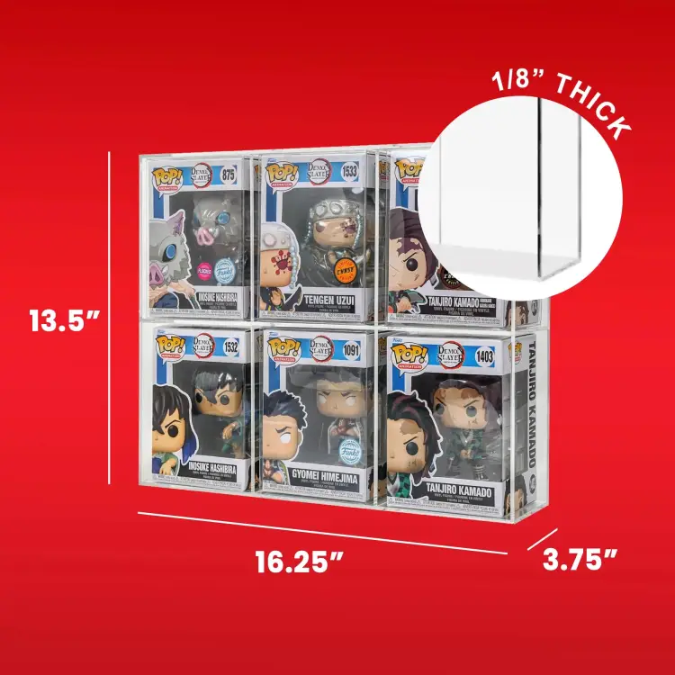 Evoretro - EVORETRO - 6 slots acrylic display case for Funko Pop